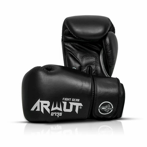 Arwut Fight Gear Boxing Gloves Arwut Boxing Gloves BG5 Jet Black