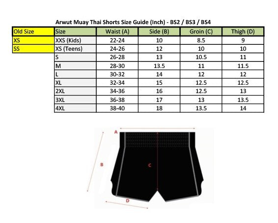Arwut Fight Gear Muay Thai Shorts Arwut Muay Thai Shorts Blaze