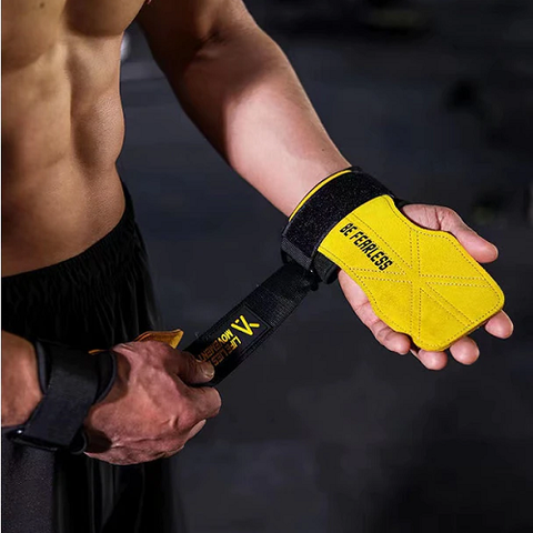 Be Fearless Weightlifting Straps & Supports Black Be Fearless Gym Weightlifting Grips