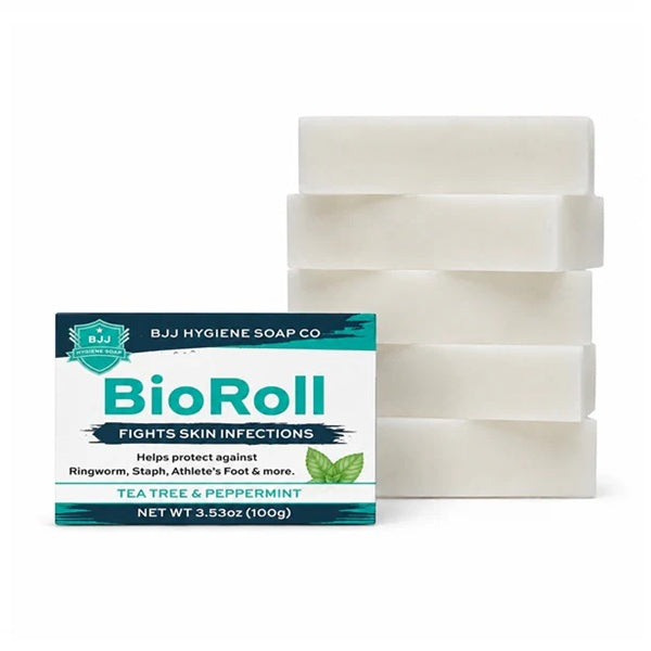BioRoll Hygiene BioRoll Antibacterial Soap Tea Tree & Peppermint 100g