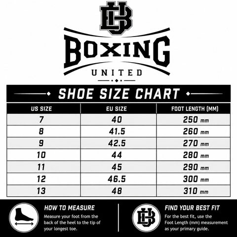Boxing United Boxing Boots Boxing United PowerStep Boxing Shoes Black