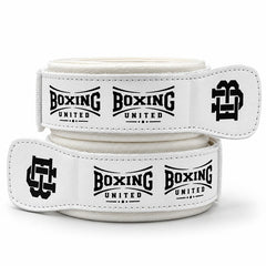 Boxing United Boxing Glove Accessories Boxing United Premium Leather Lace n Loop Converters White