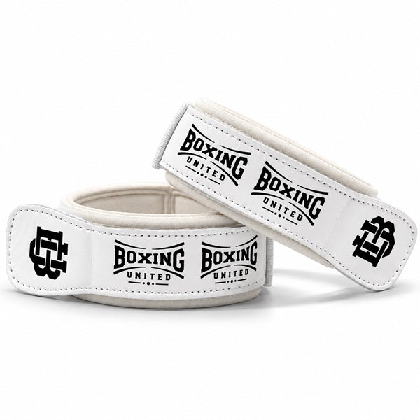 Boxing United Boxing Glove Accessories Boxing United Premium Leather Lace n Loop Converters White