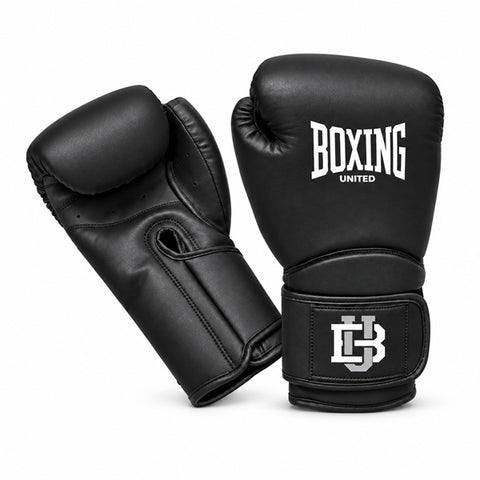 Boxing United Boxing Gloves Boxing United Old School Boxing Gloves Black