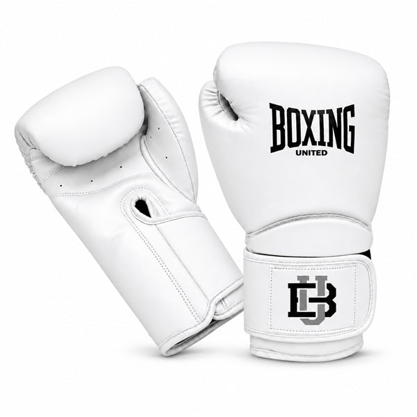 Boxing United Boxing Gloves Boxing United Old School Boxing Gloves White