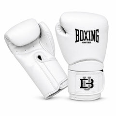 Boxing United Boxing Gloves Boxing United Old School Boxing Gloves White