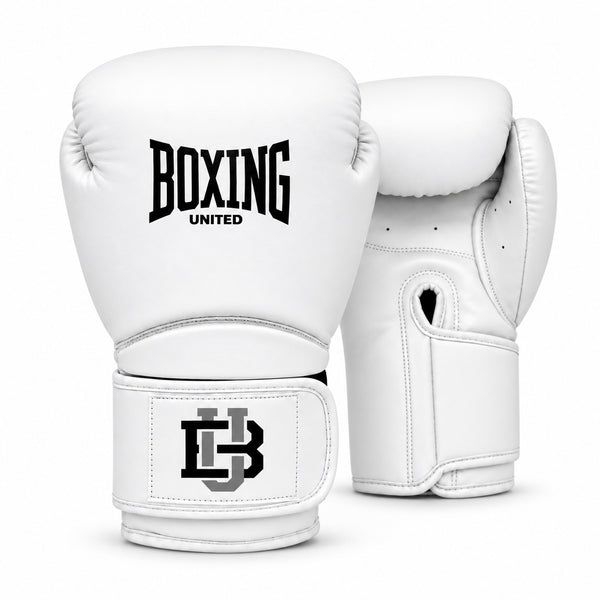 Boxing United Boxing Gloves Boxing United Old School Boxing Gloves White