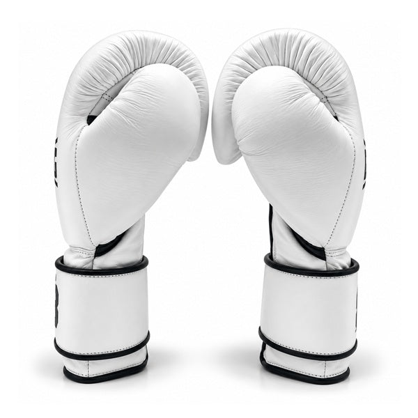 Boxing United Boxing Gloves Boxing United Pro Leather Boxing Gloves White