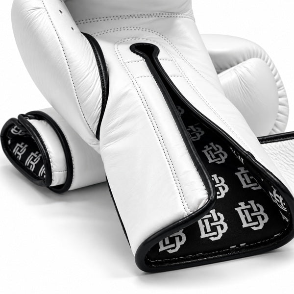 Boxing United Boxing Gloves Boxing United Pro Leather Boxing Gloves White