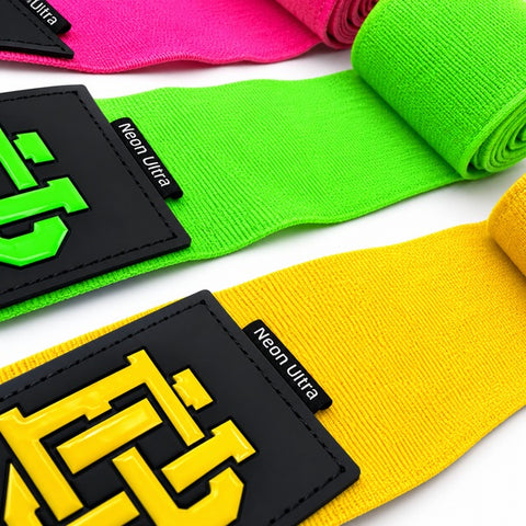Boxing United Hand Wraps & Accessories Neon Yellow Boxing United Neon Ultra Stretch Hand Wraps 4.5m