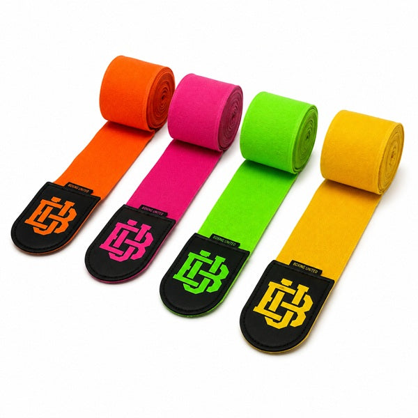 Boxing United Hand Wraps & Accessories Boxing United Neon Ultra Stretch Hand Wraps 4.5m