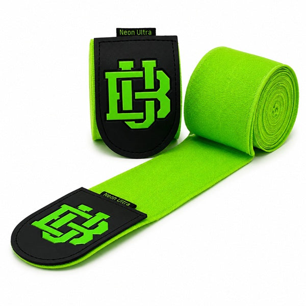 Boxing United Hand Wraps & Accessories Neon Green Boxing United Neon Ultra Stretch Hand Wraps 4.5m