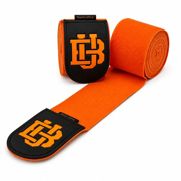 Boxing United Hand Wraps & Accessories Neon Orange Boxing United Neon Ultra Stretch Hand Wraps 4.5m