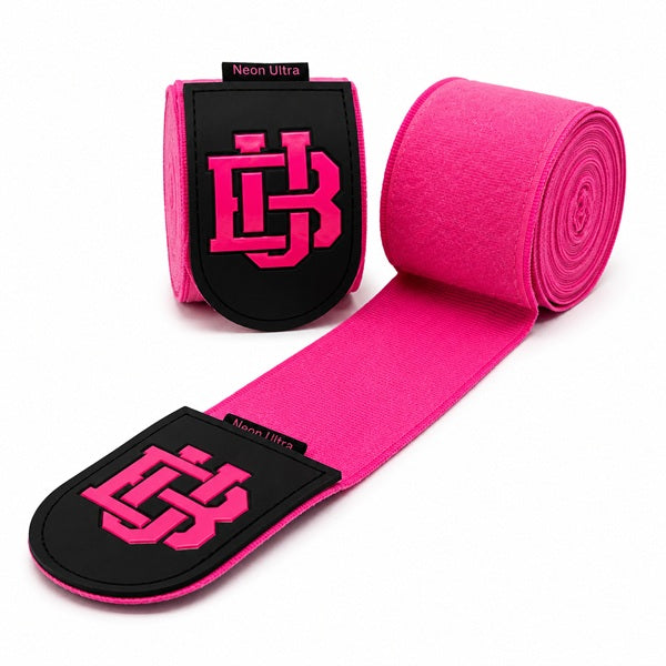 Boxing United Hand Wraps & Accessories Neon Pink Boxing United Neon Ultra Stretch Hand Wraps 4.5m