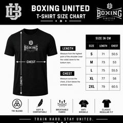 Boxing United T Shirts Boxing United ICON T Shirt Black