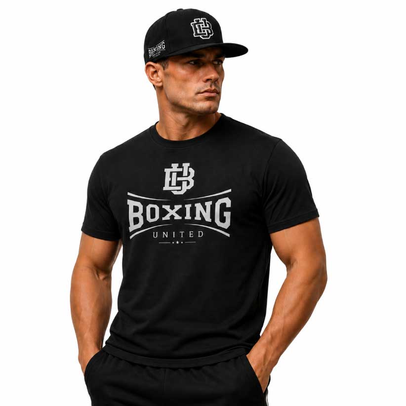 Boxing United T Shirts Boxing United Logo T Shirt Black
