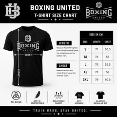 Boxing United T Shirts Boxing United Logo T Shirt Black