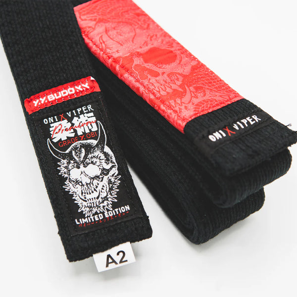 Budo bjj belts Budo Premium Oni x Viper BJJ Belt
