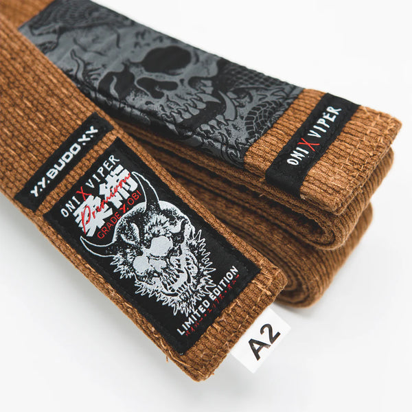 Budo bjj belts Budo Premium Oni x Viper BJJ Belt