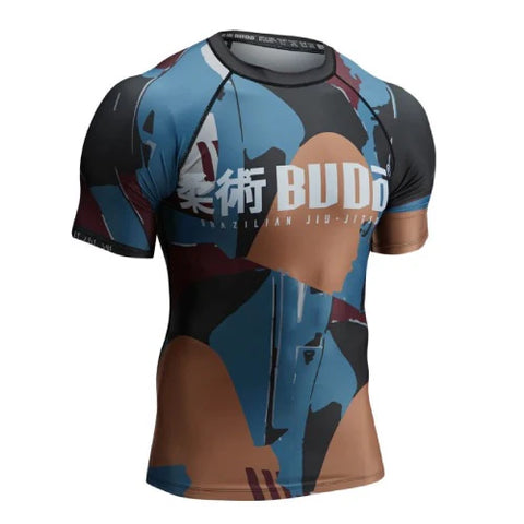 Budo Budo Submission Hunter MMA BJJ Shorts + Shortsleeve Rashguard Combo