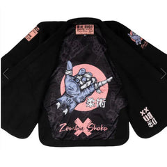 Budo Budo Zombie Shaka BJJ Gi + Rashguard Combo - Black