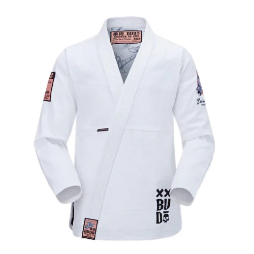 Budo Budo Zombie Shaka BJJ Gi + Rashguard Combo - White