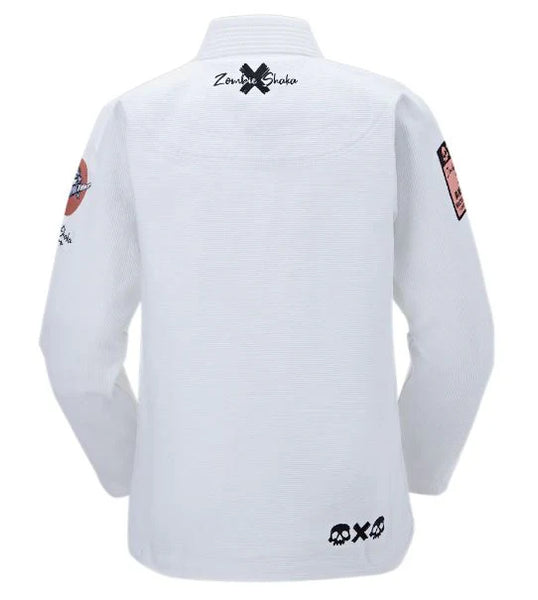 Budo Budo Zombie Shaka BJJ Gi + Rashguard Combo - White