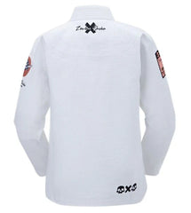 Budo Budo Zombie Shaka BJJ Gi + Rashguard Combo - White