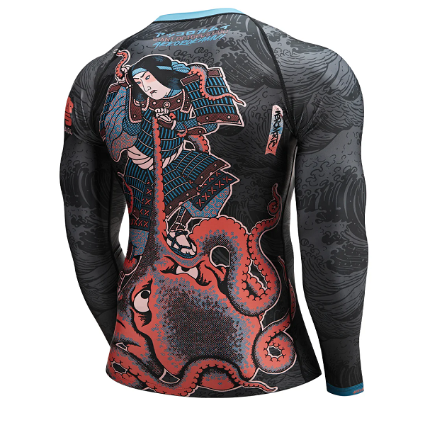 Budo Akkorokamui Rash Guard LS Black