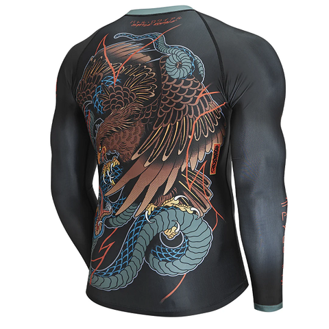 Budo Battle Royale Rash Guard LS
The imagery of an eagle and snake locke...