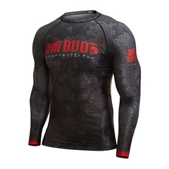 Budo Longsleeve Rash Guard Budo ONI x Viper Black LS Rash Guard