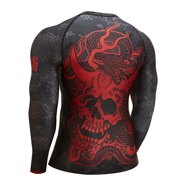 Budo Longsleeve Rash Guard Budo ONI x Viper Black LS Rash Guard
