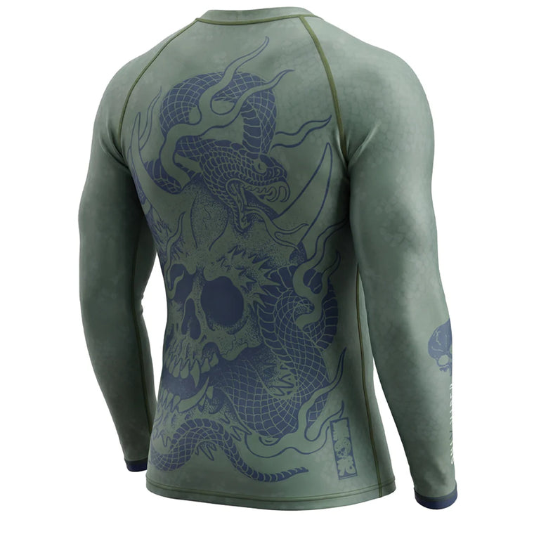 Budo ONI x Viper Green LS Rash Guard