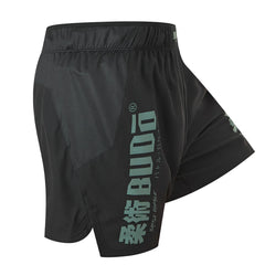 Budo MMA Shorts Budo Battle Royale 5" MMA BJJ Shorts - Black