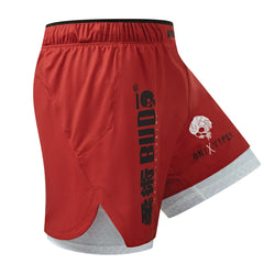 Budo MMA Shorts Budo ONI x VIPER 2-in-1 Shorts Red