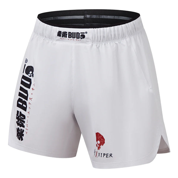 Budo MMA Shorts Budo ONI x VIPER 5" Shorts White
