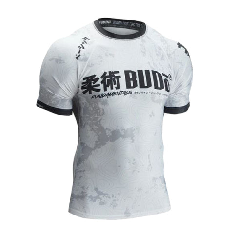 Budo Short Sleeve Rashguards Budo Kihon Ranked BJJ Rash Guard