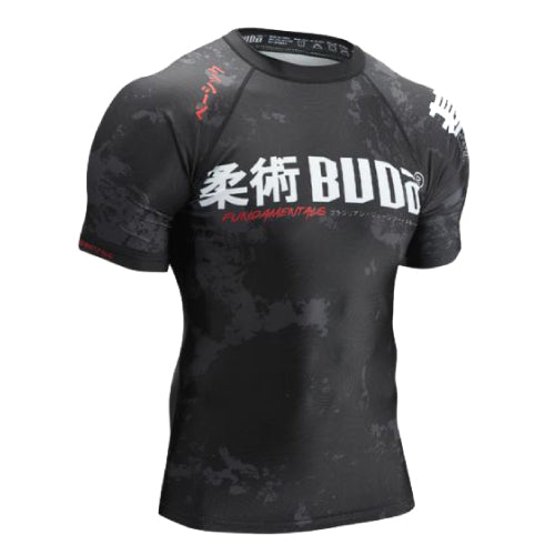 Budo Short Sleeve Rashguards Budo Kihon Ranked BJJ Rash Guard