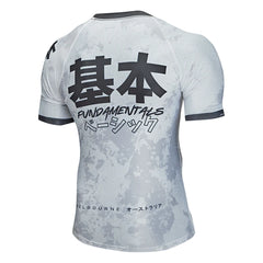 Budo Short Sleeve Rashguards Budo Kihon Ranked BJJ Rash Guard