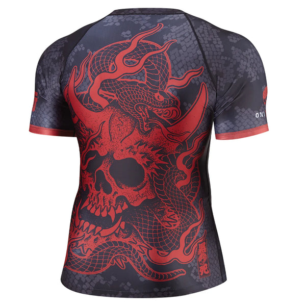 Budo Short Sleeve Rashguards Budo ONI x Viper Black SS Rash Guard
