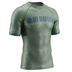 Budo Short Sleeve Rashguards Budo ONI x Viper Green SS Rash Guard