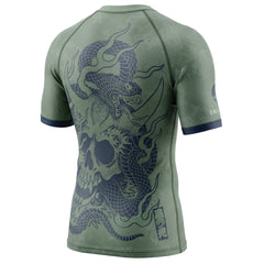 Budo Short Sleeve Rashguards Budo ONI x Viper Green SS Rash Guard