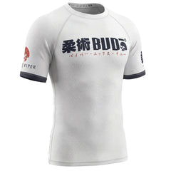 Budo Short Sleeve Rashguards Budo ONI x Viper White SS Rash Guard