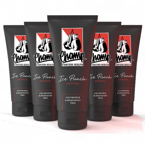 Champ Ice Punch Gel 100ml 5 x Bundle