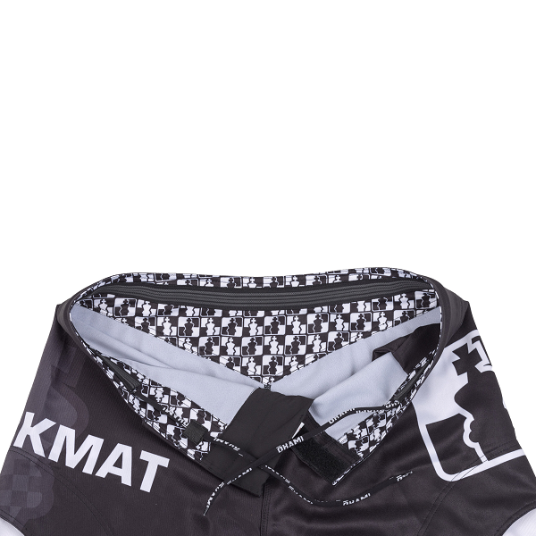 Checkmat Fight Shorts Black & White – The Fight Factory
