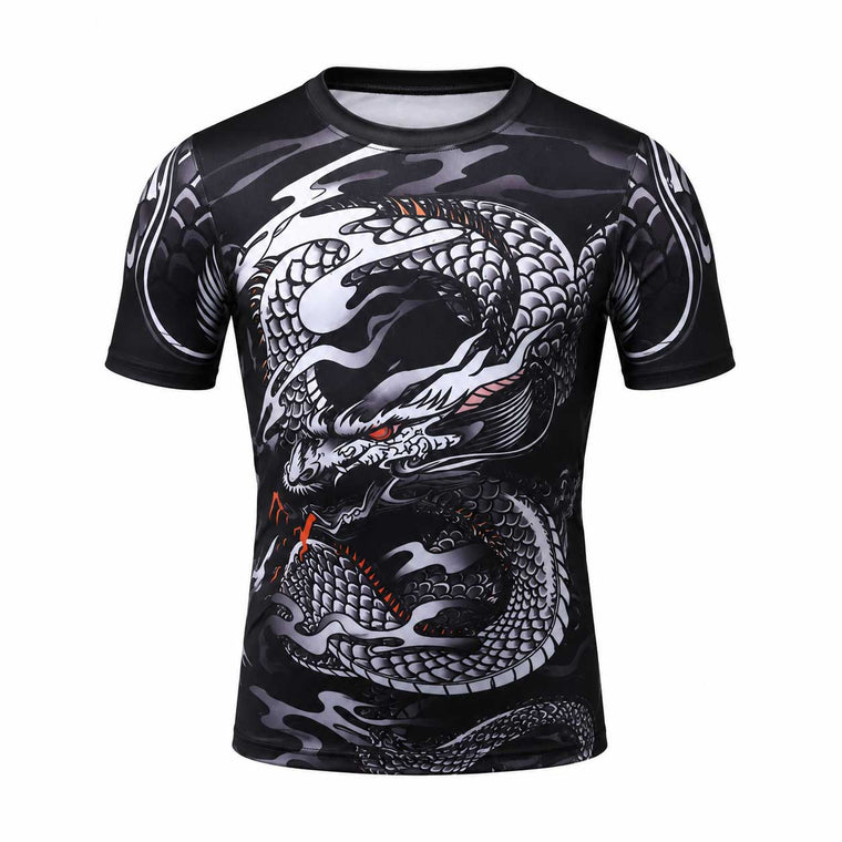 CL Sport Dragon Kids Short Sleeve Rashguard