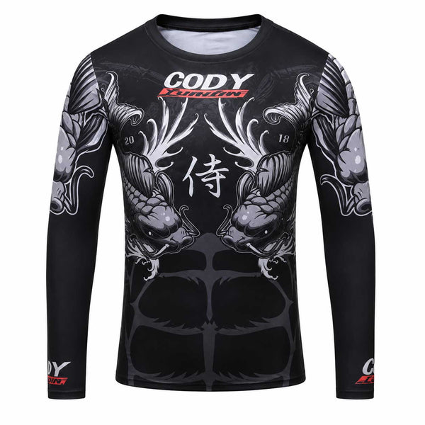 CL Sport BJJ Kids CL Sport Samurai Bushido Kids Long Sleeve Rashguard