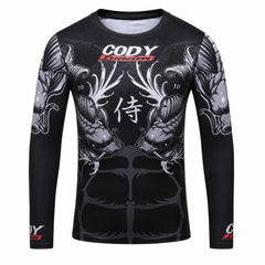 CL Sport BJJ Kids CL Sport Samurai Bushido Kids Long Sleeve Rashguard