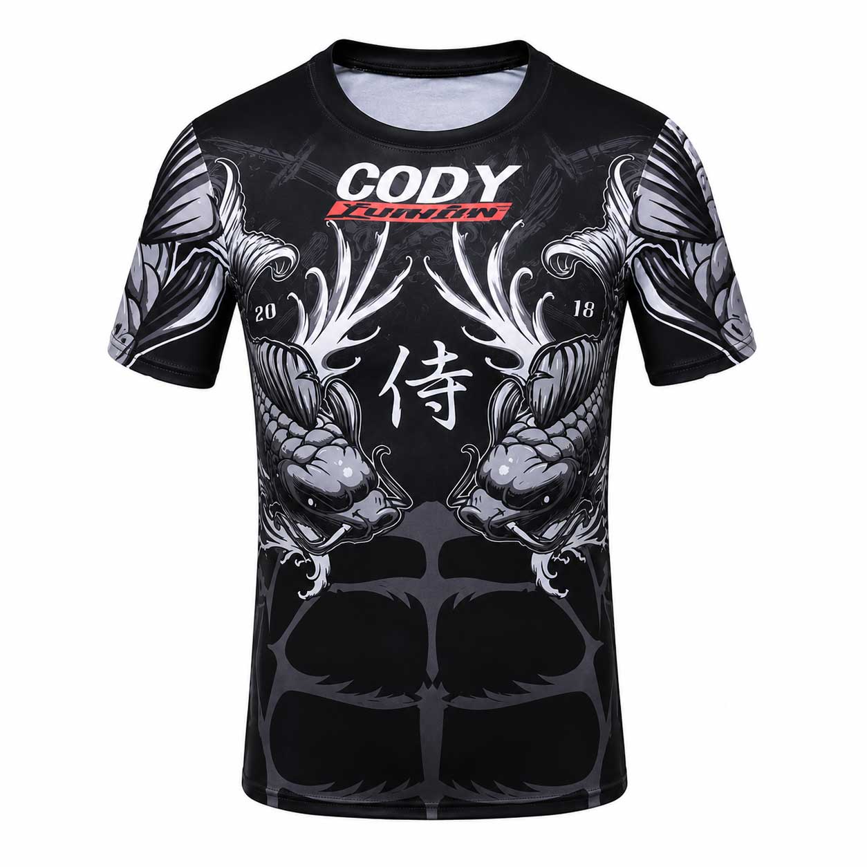 CL Sport BJJ Kids CL Sport Samurai Bushido Kids Short Sleeve Rashguard