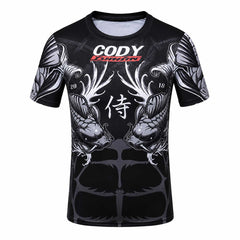 CL Sport BJJ Kids CL Sport Samurai Bushido Kids Short Sleeve Rashguard